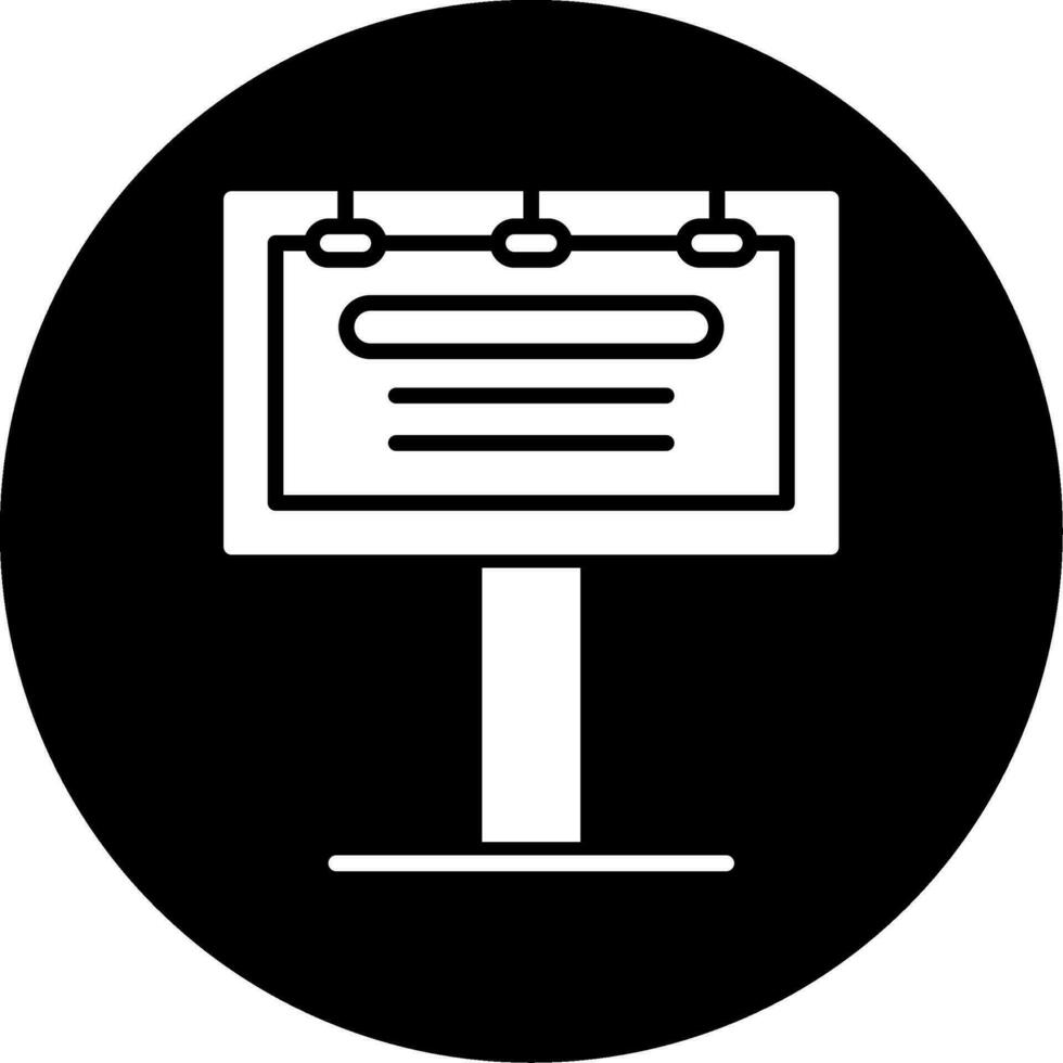 Billboard Vector Icon