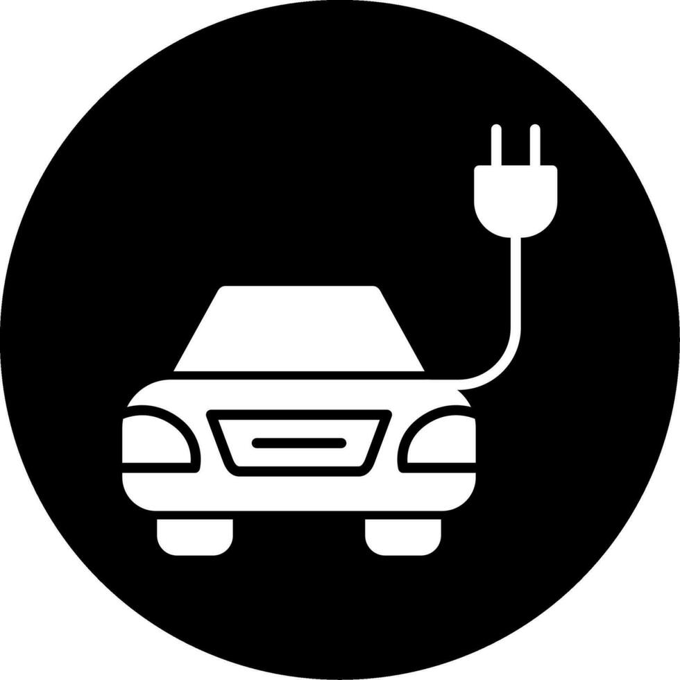 Electric Car Vector Icon