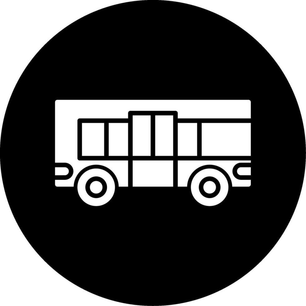 icono de vector de bus