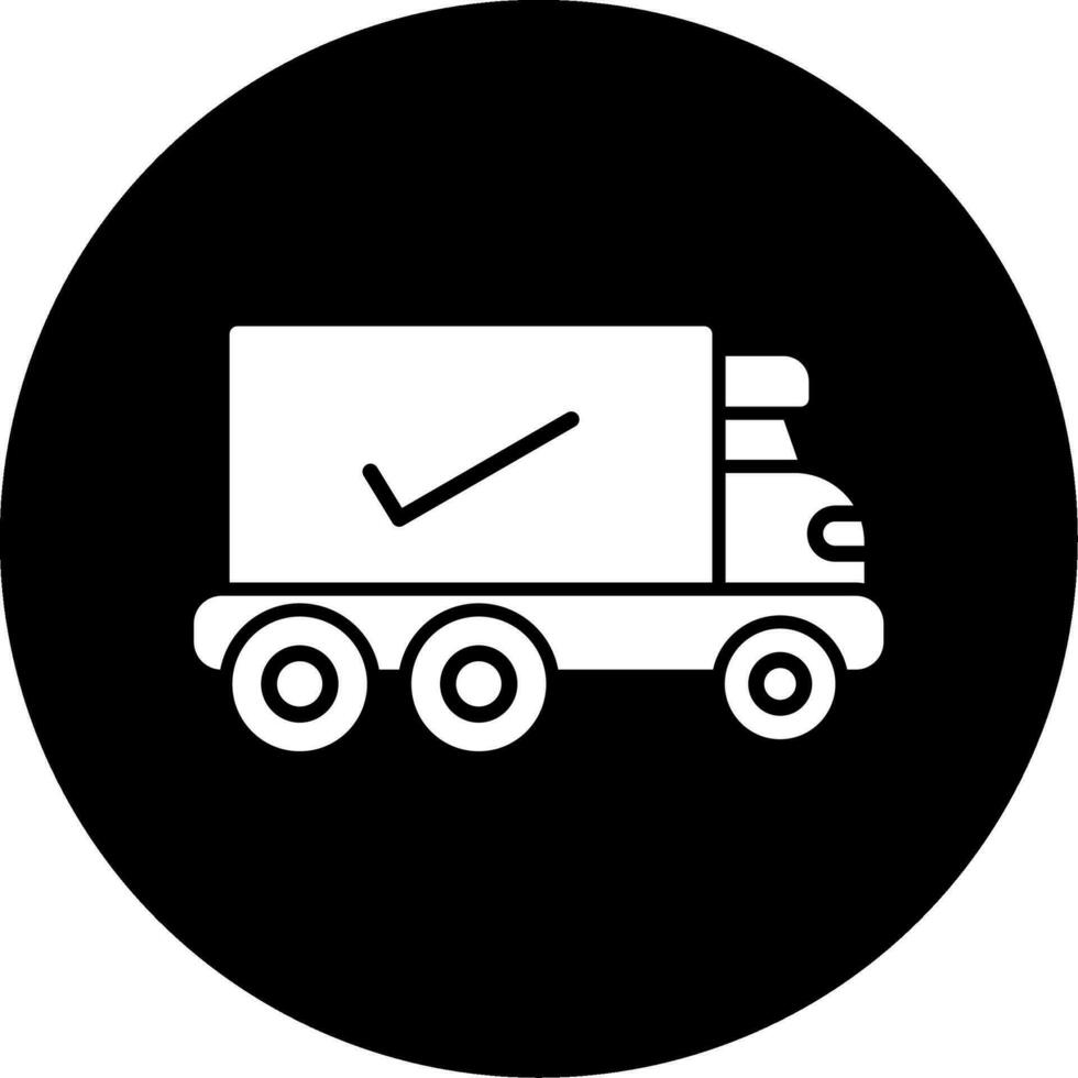 icono de vector de camión