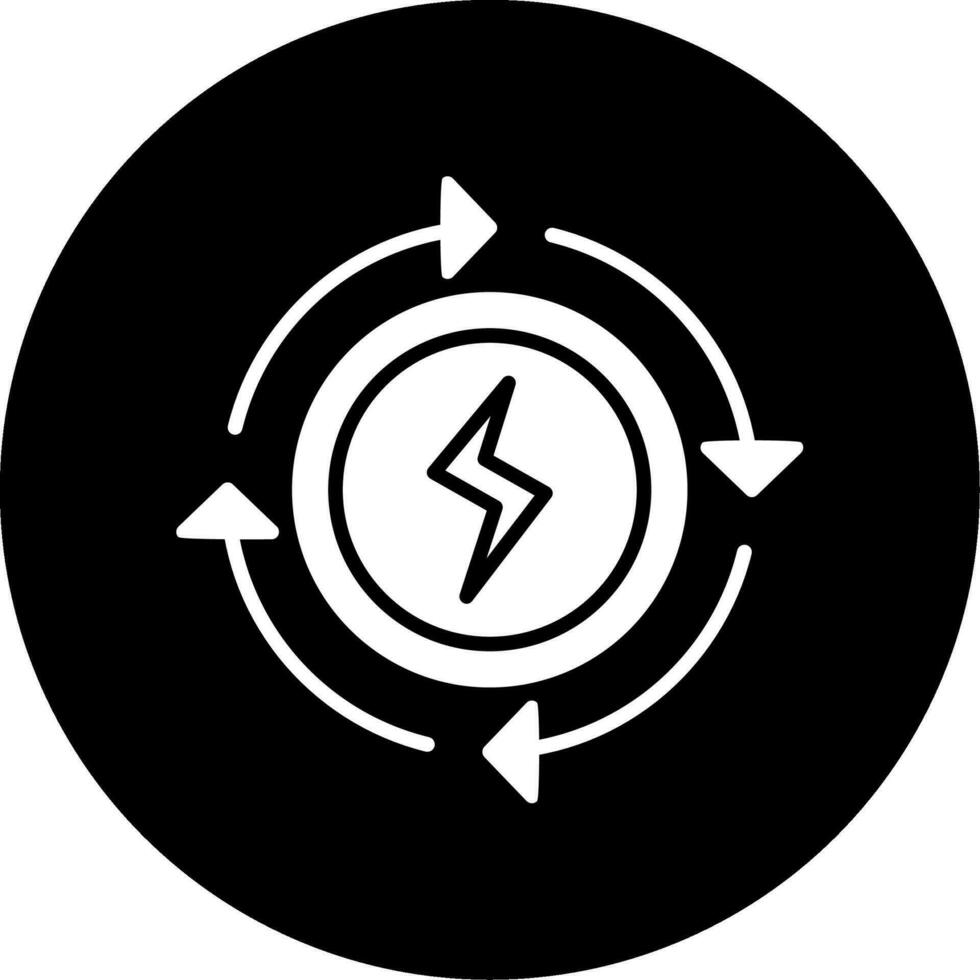 icono de vector de energía renovable