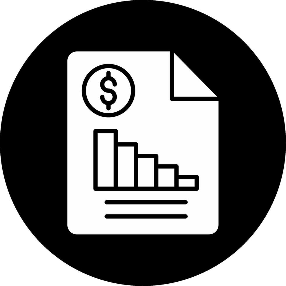 Financial Report Vector Icon