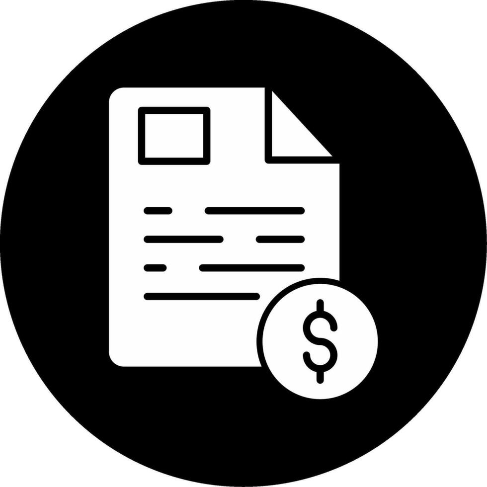 Financial Report Vector Icon