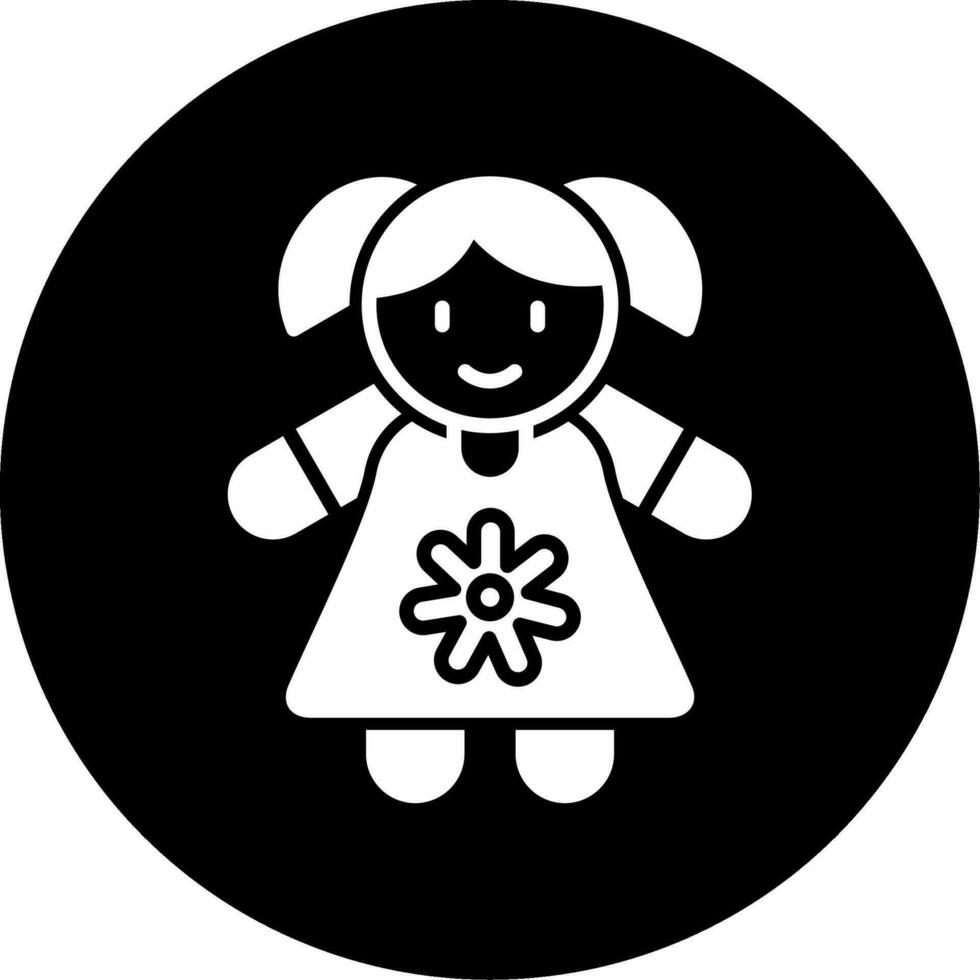 muñeca vector icono