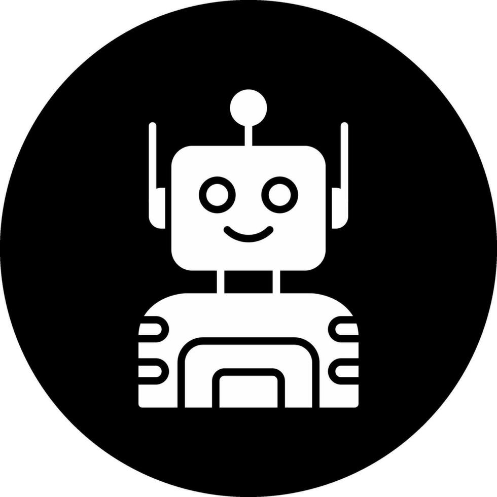 icono de vector de robot