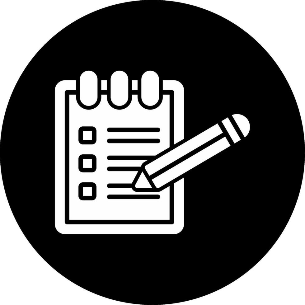 Notepad Vector Icon