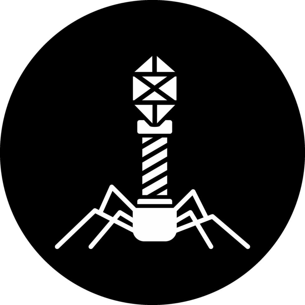 Bacteriophage Vector Icon