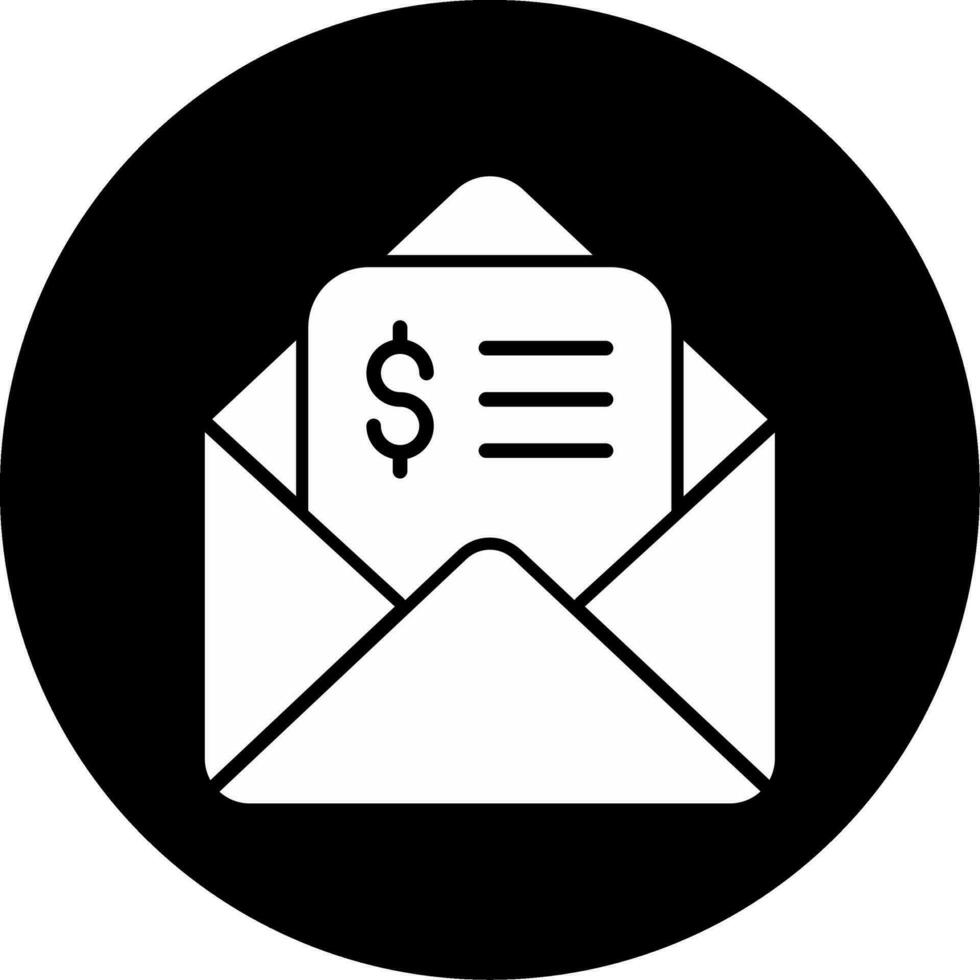 icono de vector de correo