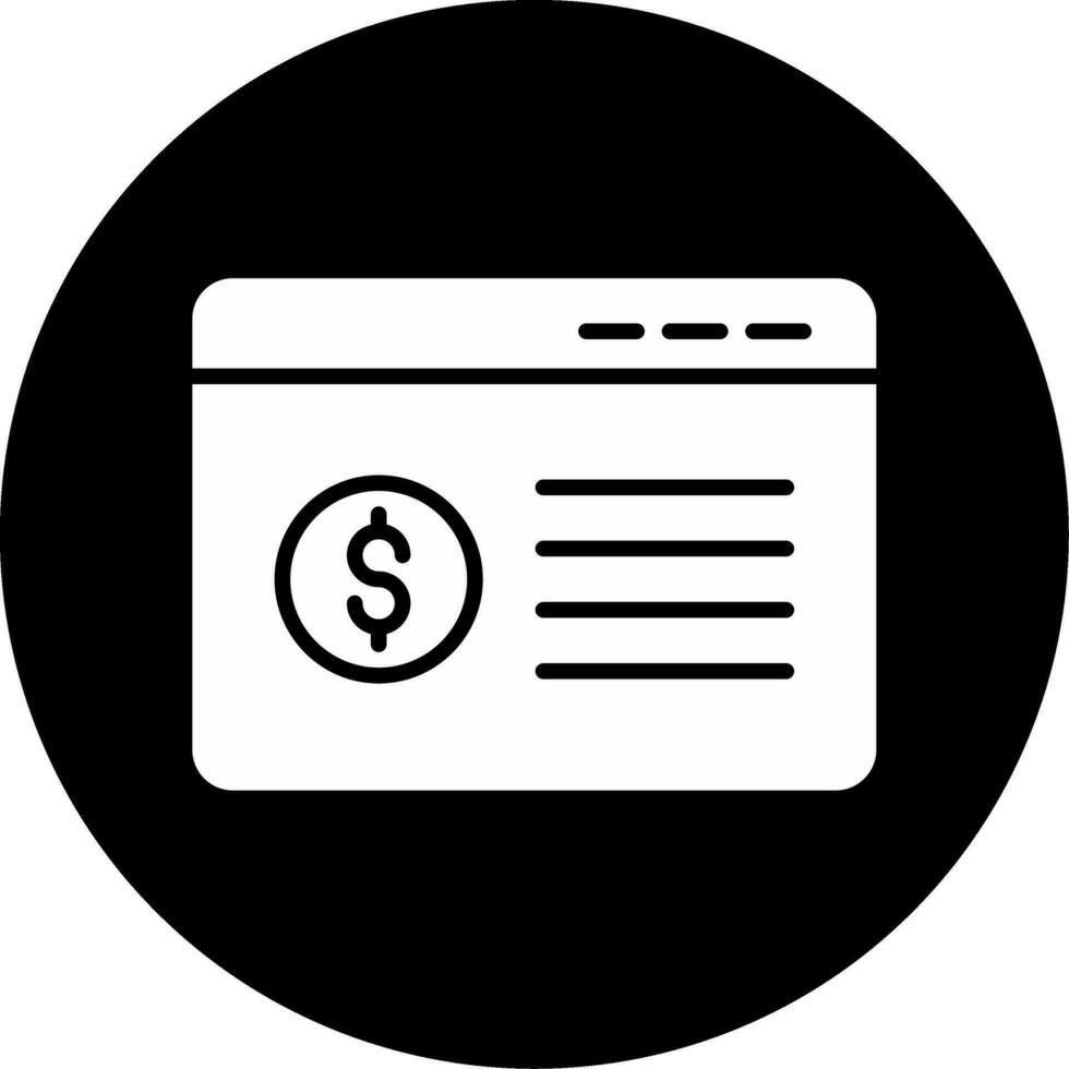 Bank Account Vector Icon