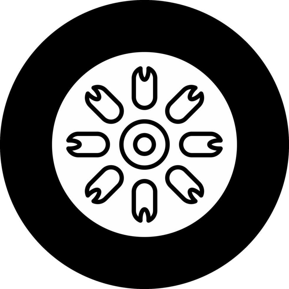 Centric Diatom Vector Icon