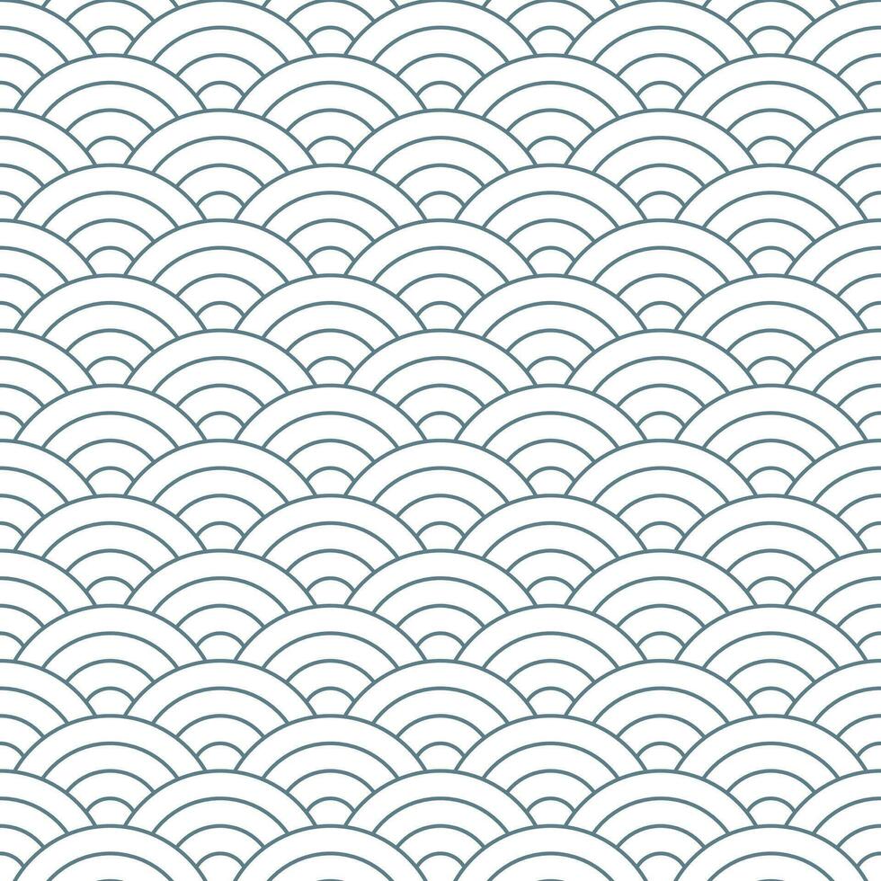 Grey Japanese wave pattern background. Japanese pattern vector. Waves background illustration. for clothing, wrapping paper, backdrop, background, gift card. vector