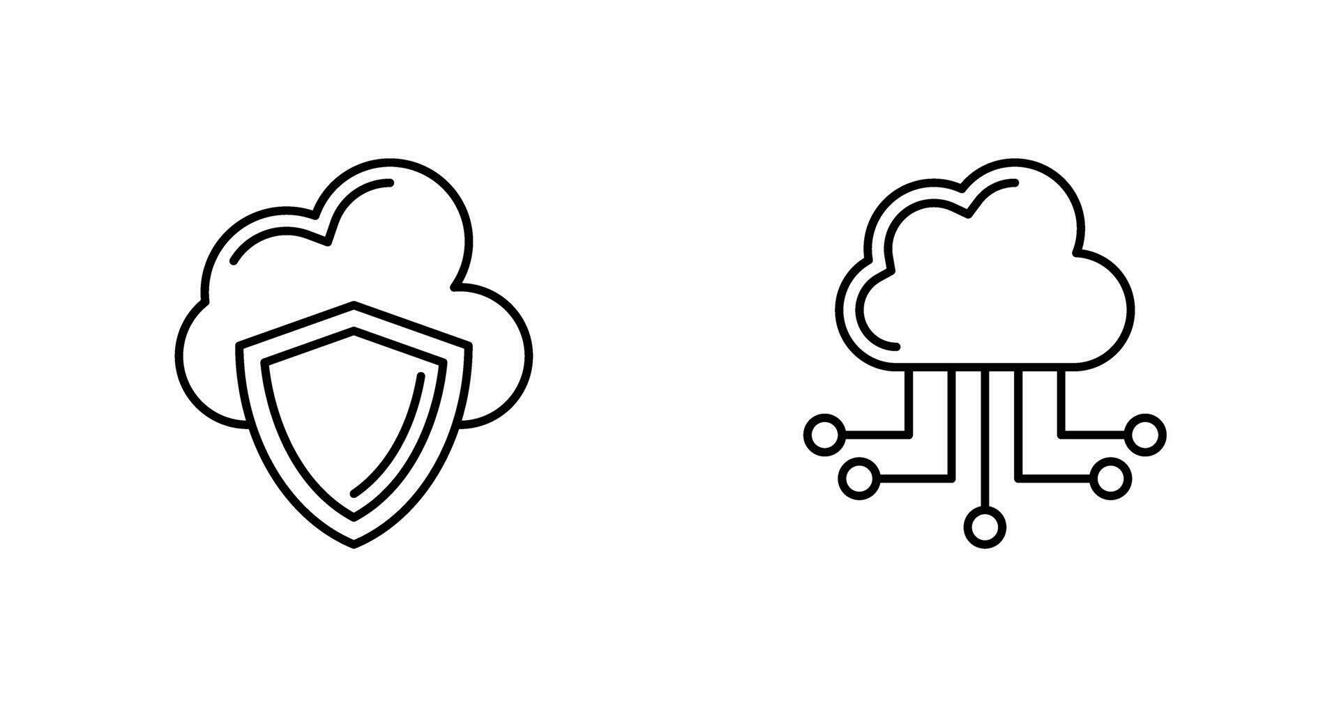 Cloud Computing and Shield Icon 32652185 Vector Art at Vecteezy