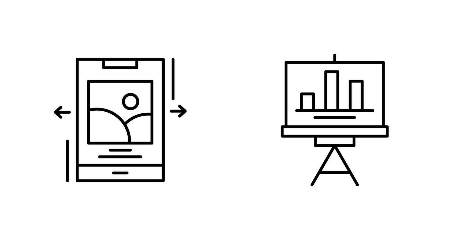 Swipe and Finance Icon vector