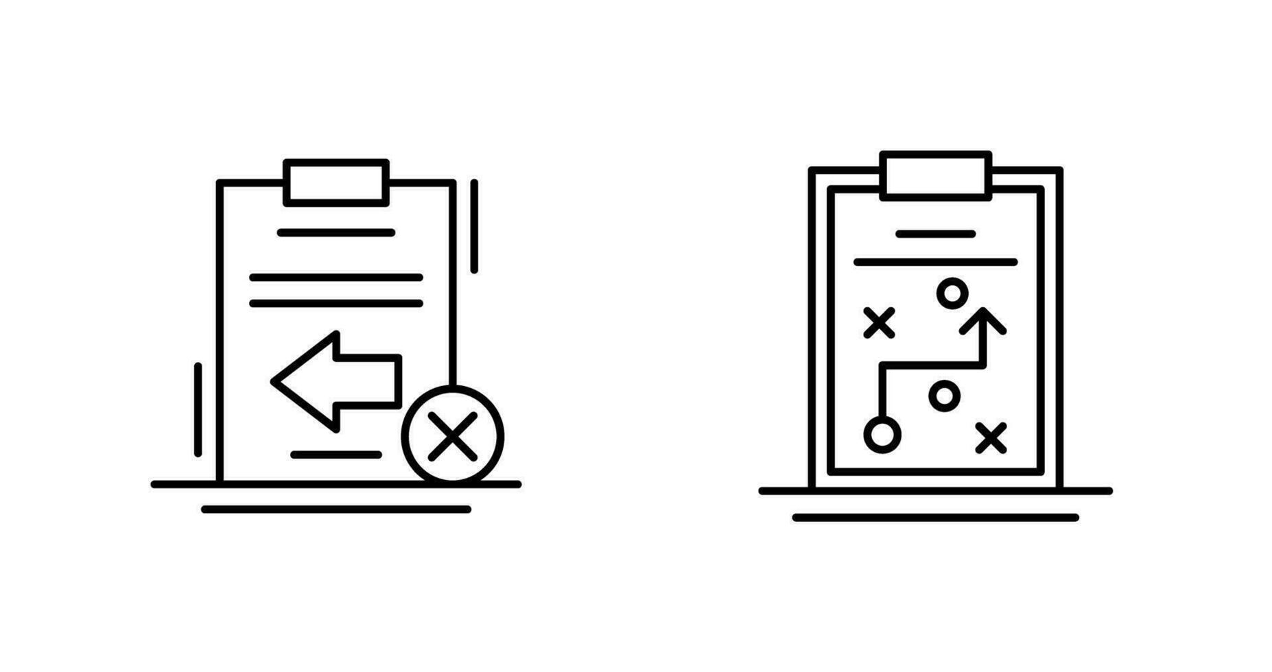 Return Failed and Strategybussiness Icon vector