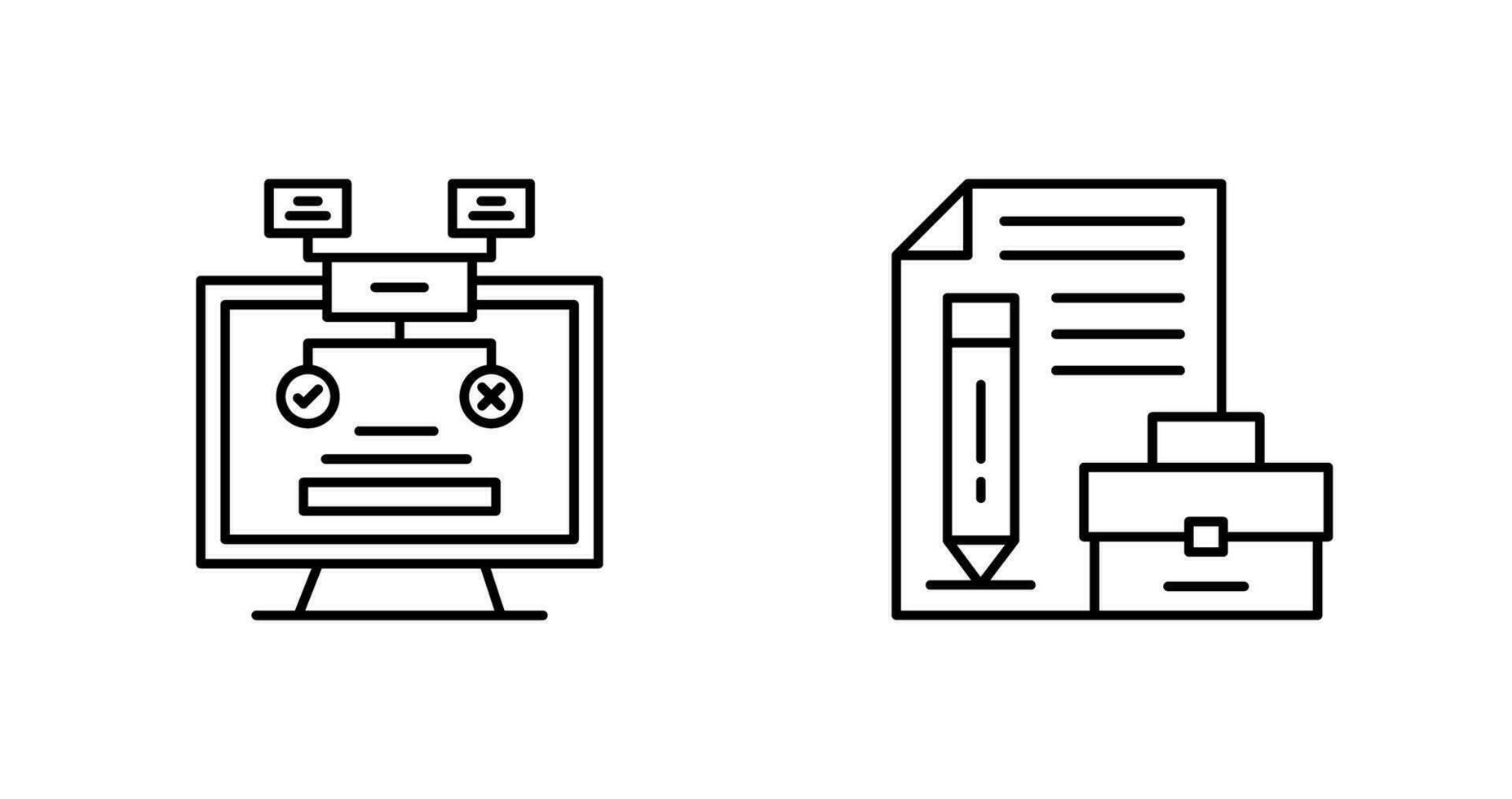 Methodology and Portfolio Icon vector