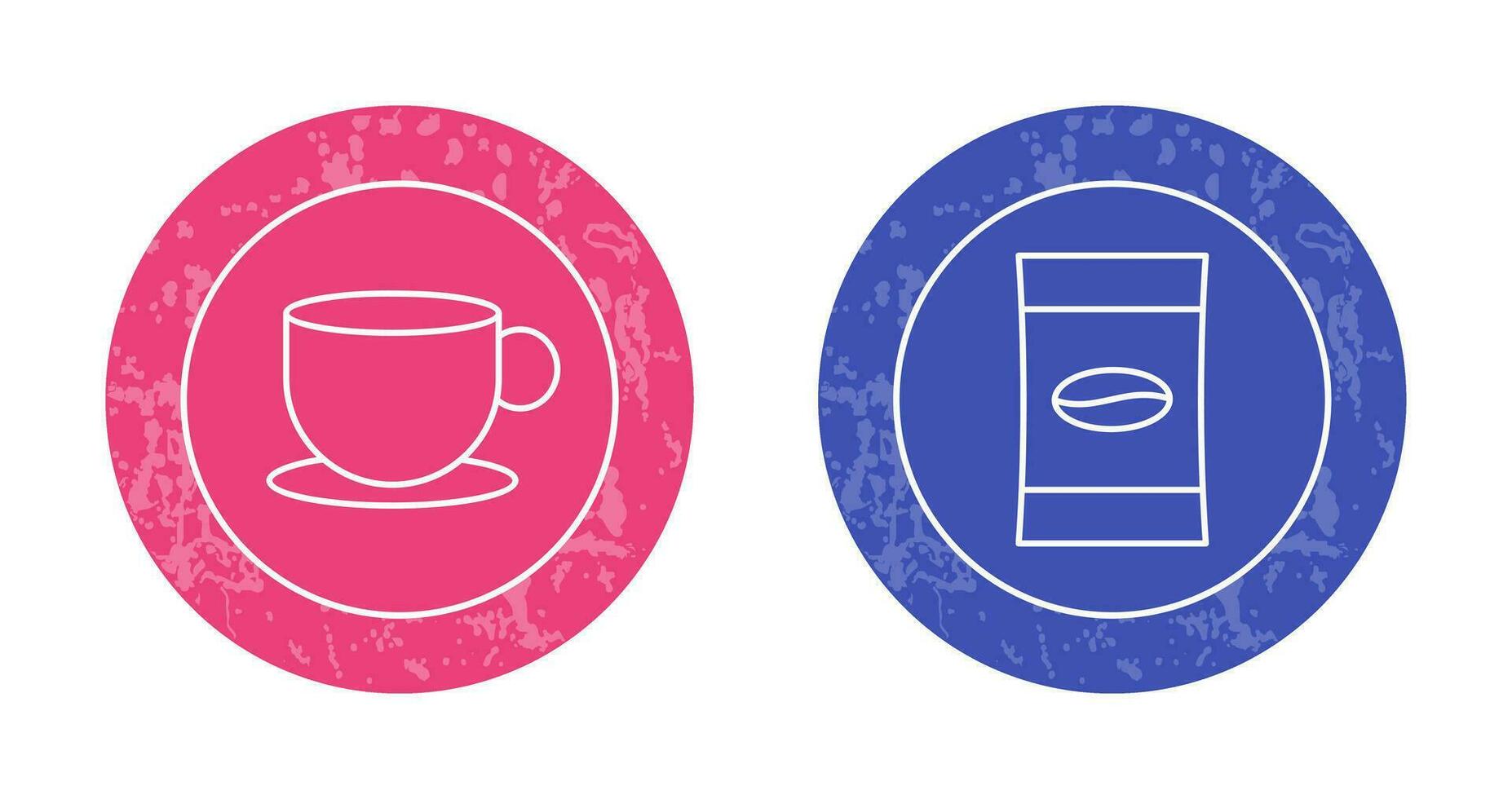 tea and coffee packet Icon vector