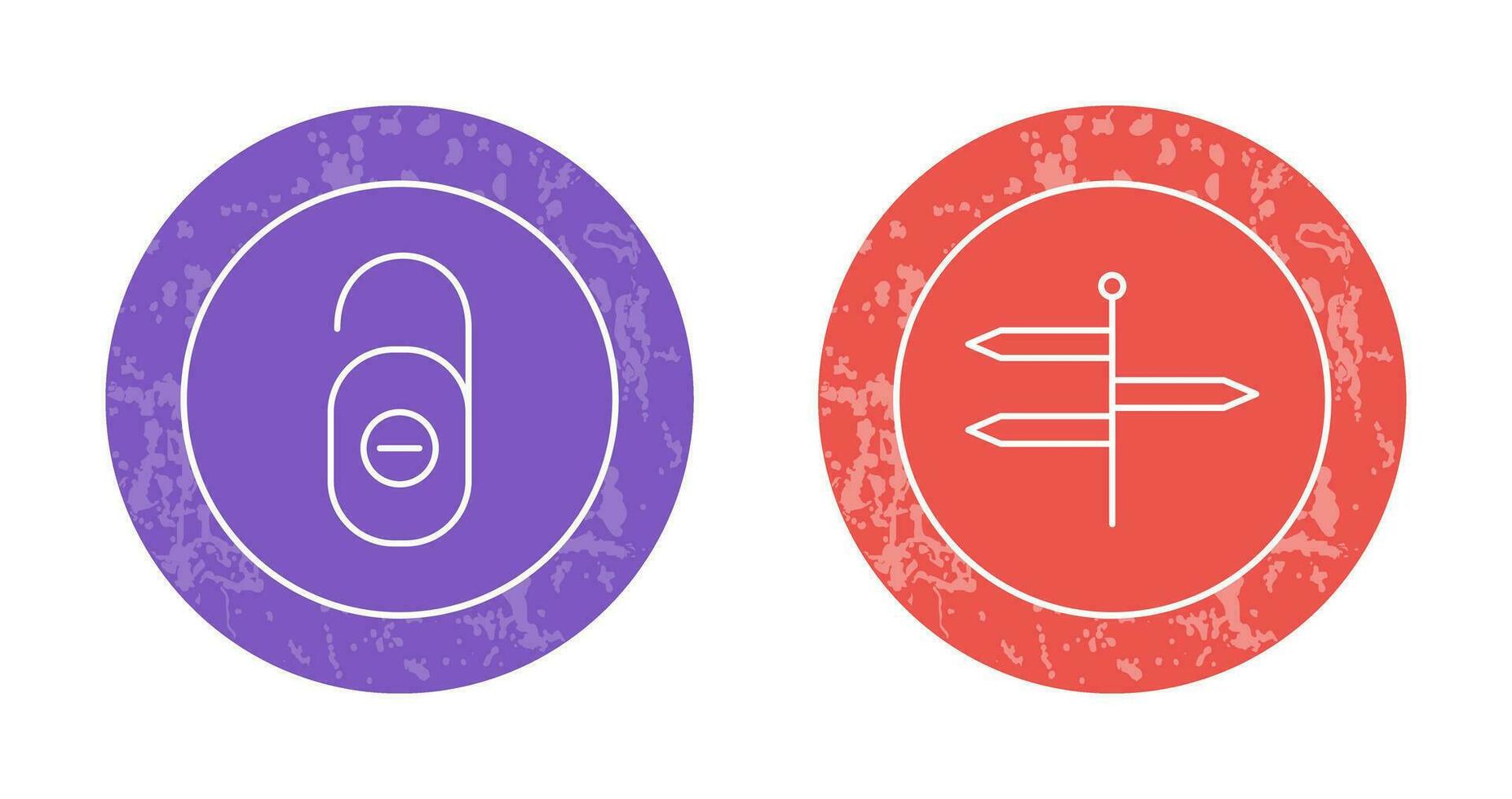 do not disturb and directions  Icon vector