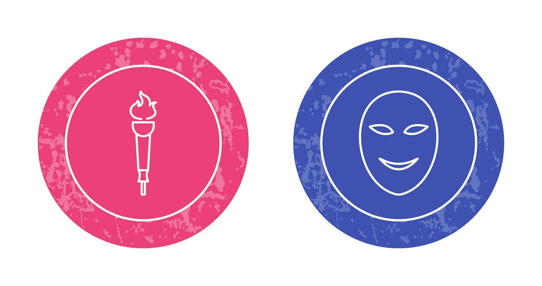 Museum Torch and Ancient Icon vector