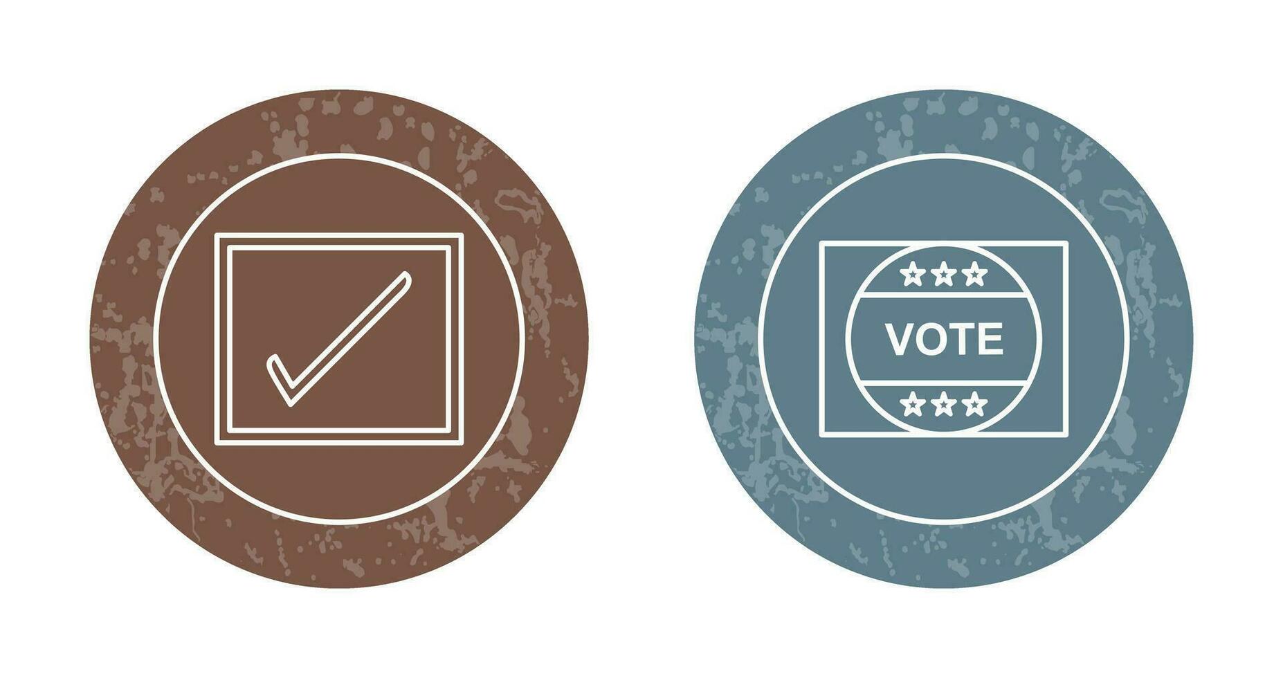 Checkbox and Vote Sticker Icon vector