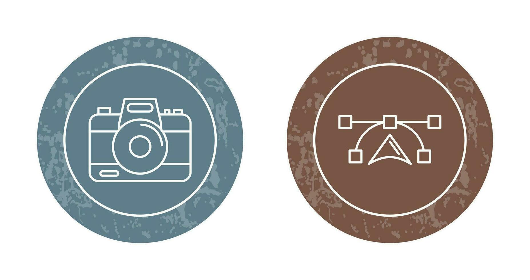Camera and Vectors Icon