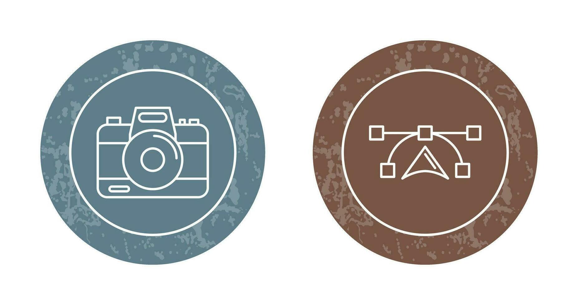 Camera and Vectors Icon