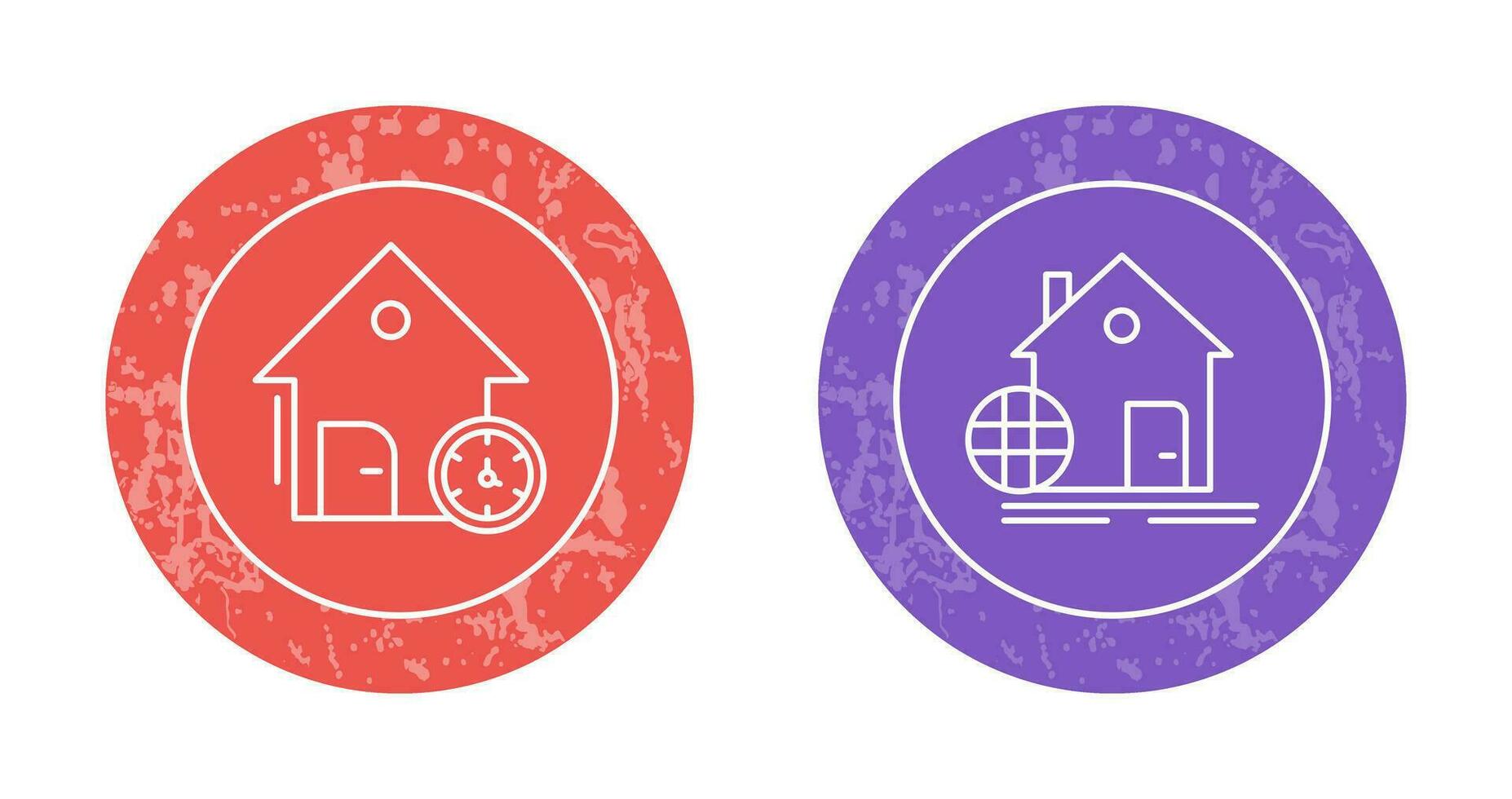 Fax Machine and Pin Icon vector