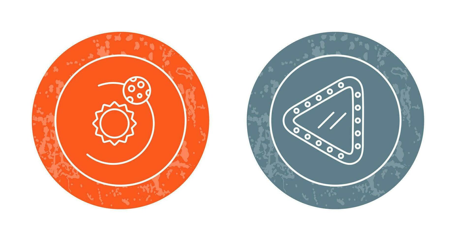 orbit and porthole Icon vector