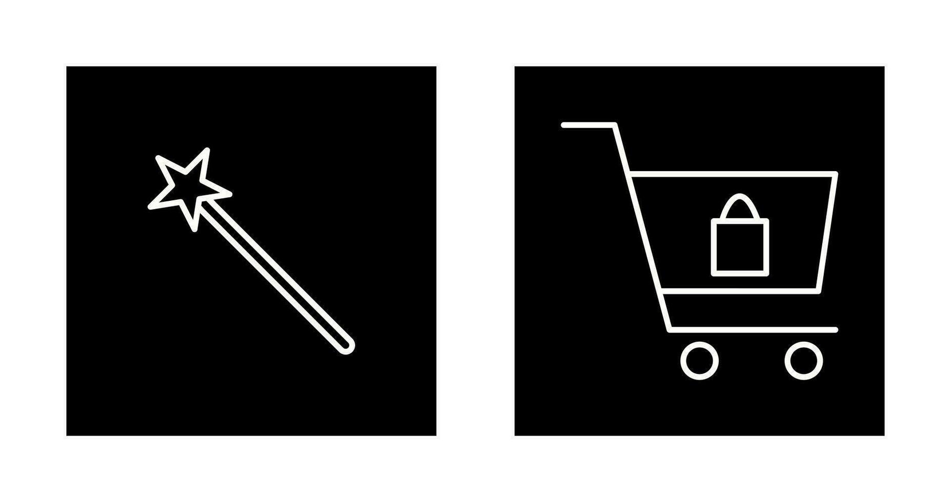 magic and shopping  Icon vector