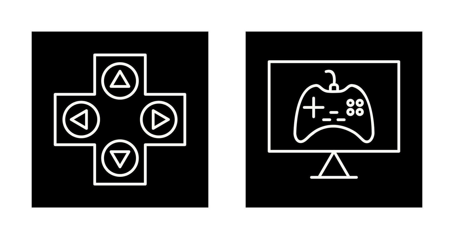 Gaming Control and Online Games Icon vector