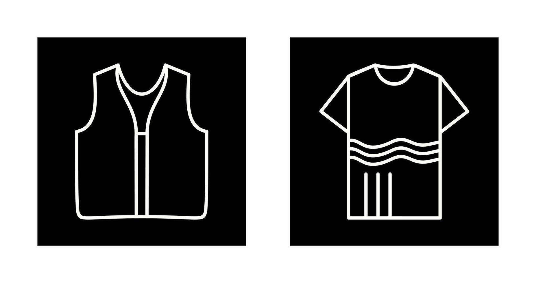 Swimming Vest and Accessory Icon vector