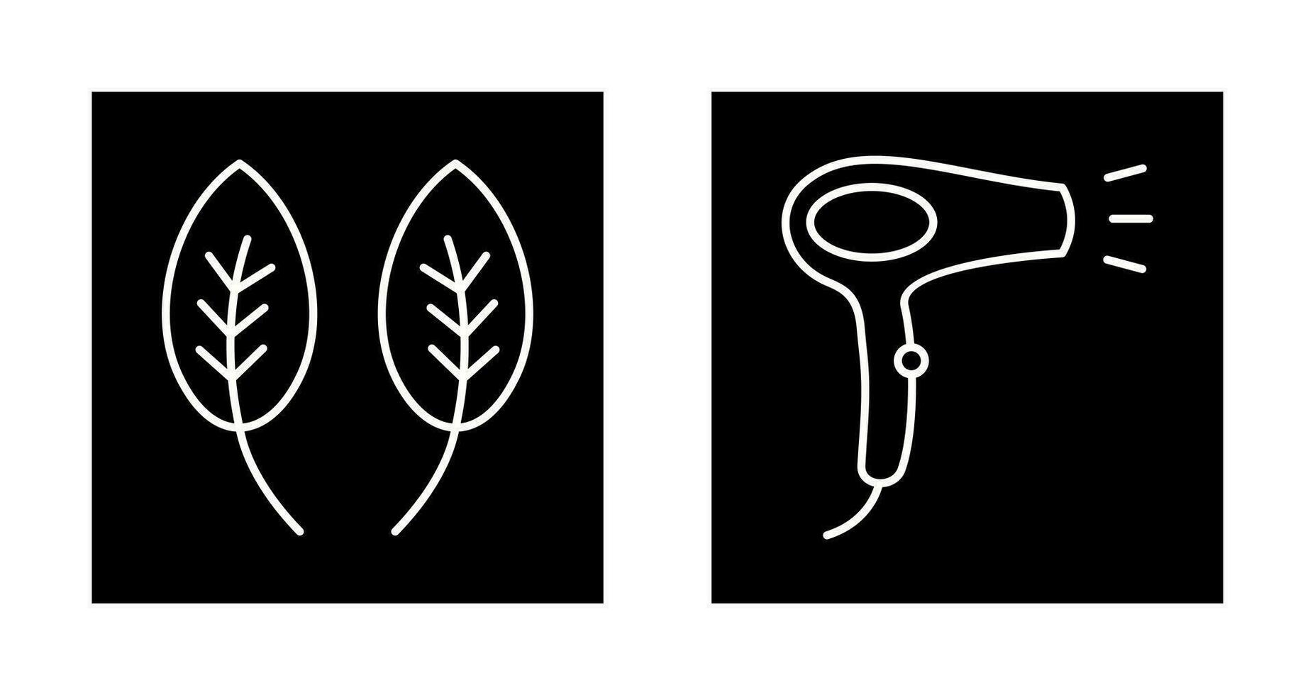 Herb and Hair removal Icon vector