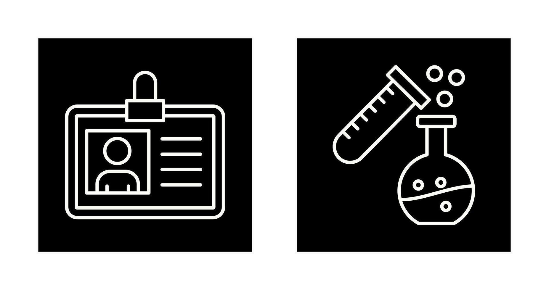 Identity and Lab Icon vector