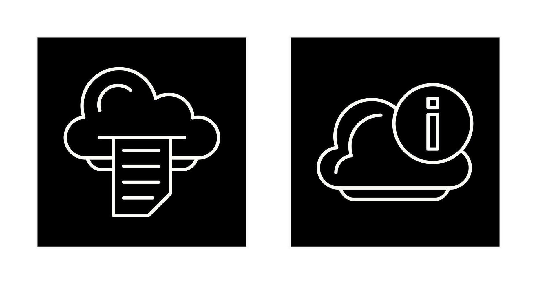 File and Information Icon vector