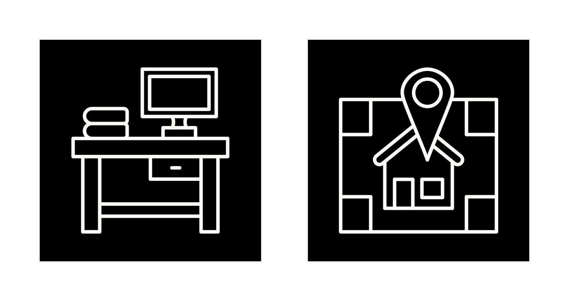 Table and Navigator Icon vector