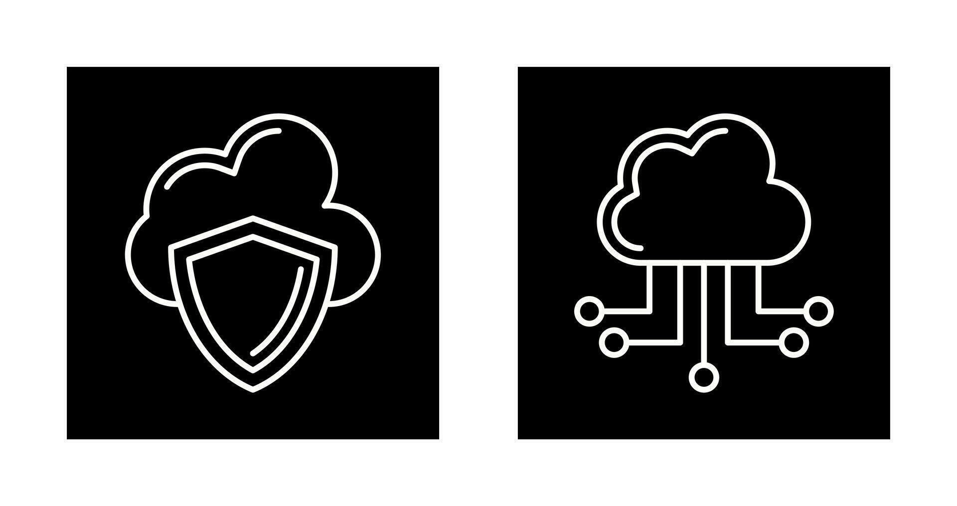 Cloud Computing and Shield Icon 32653735 Vector Art at Vecteezy