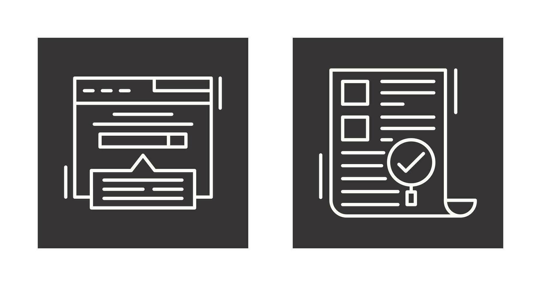 Keyword Search and SEO Audit Icon vector
