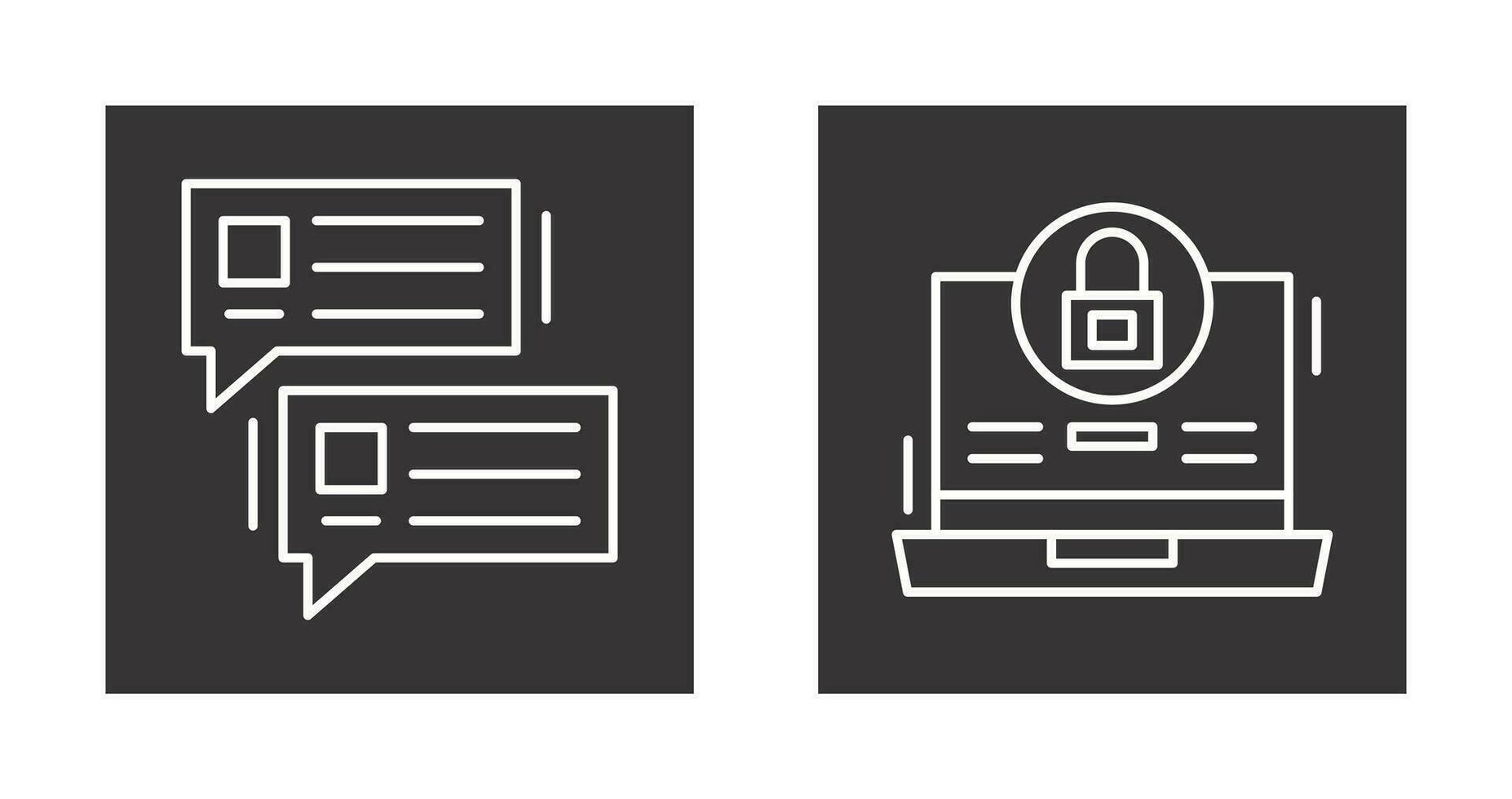 Lock and Project Consulting Icon vector