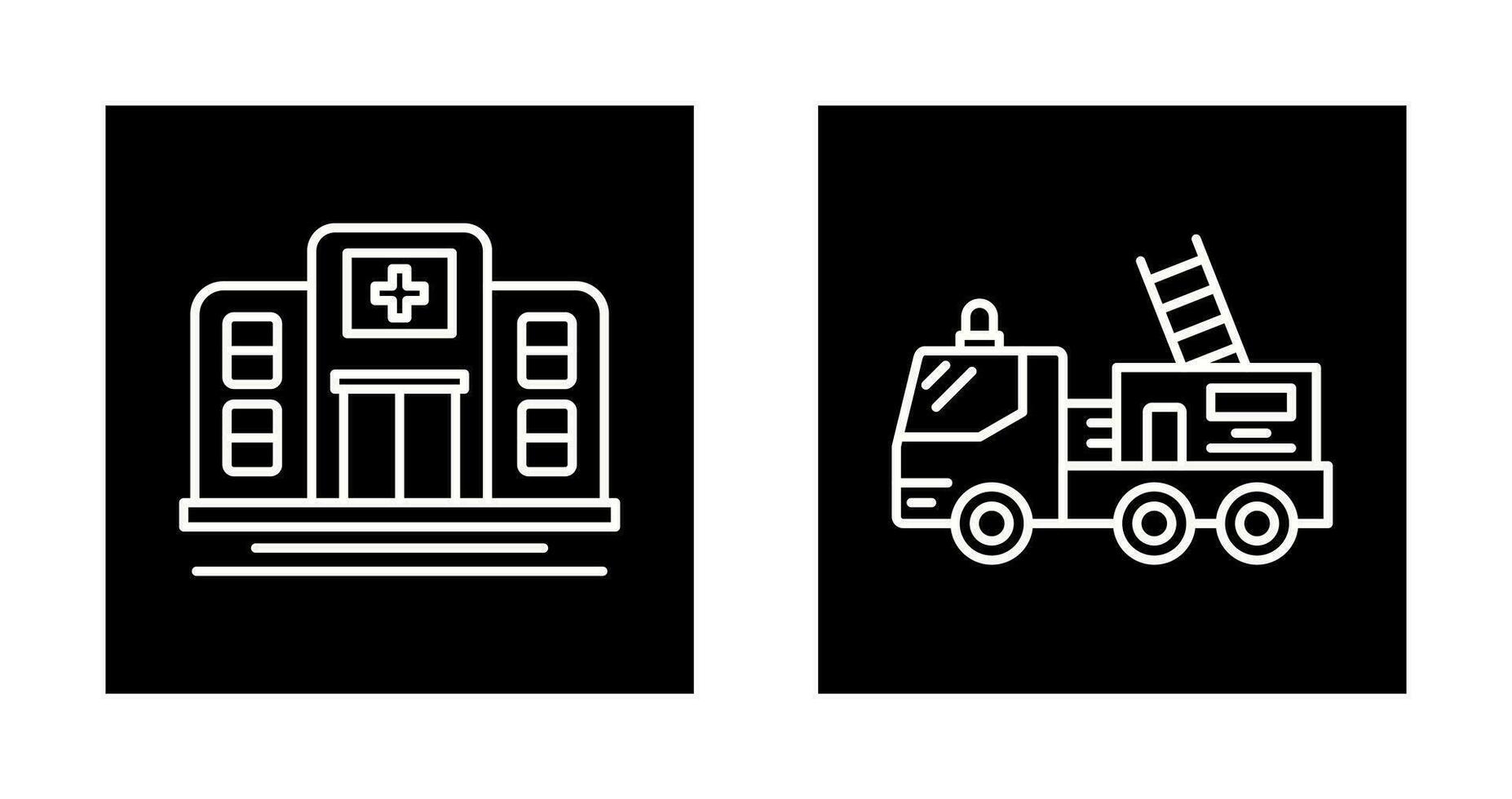 Ssd and Fire Truck Icon vector