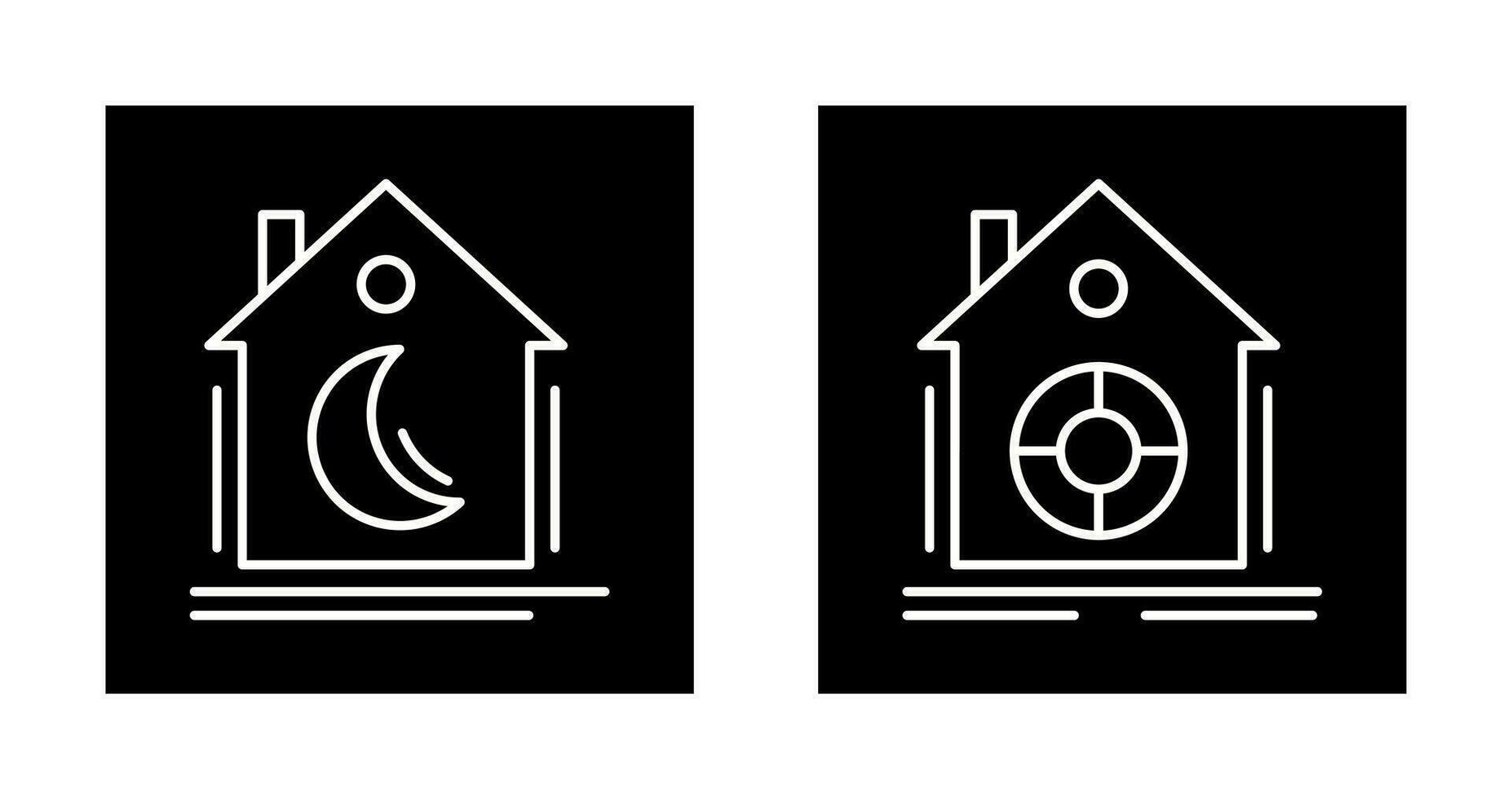 Night Mode and Safe Icon vector