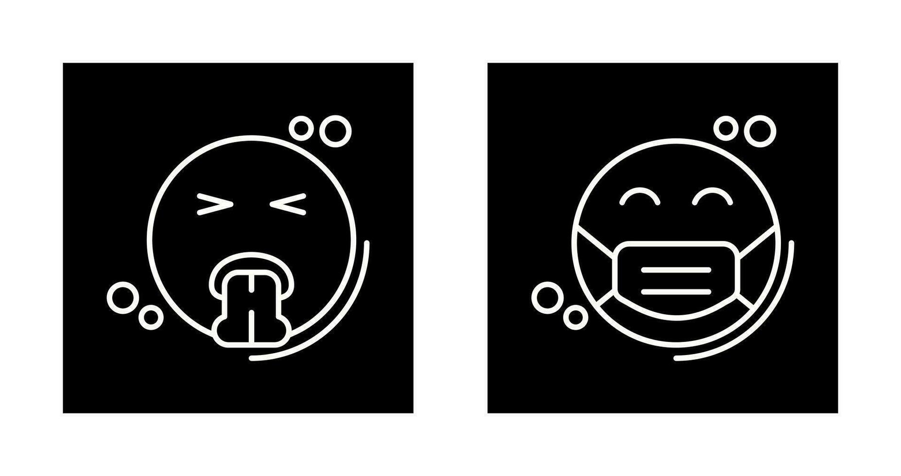 Vomit and Mask Icon vector