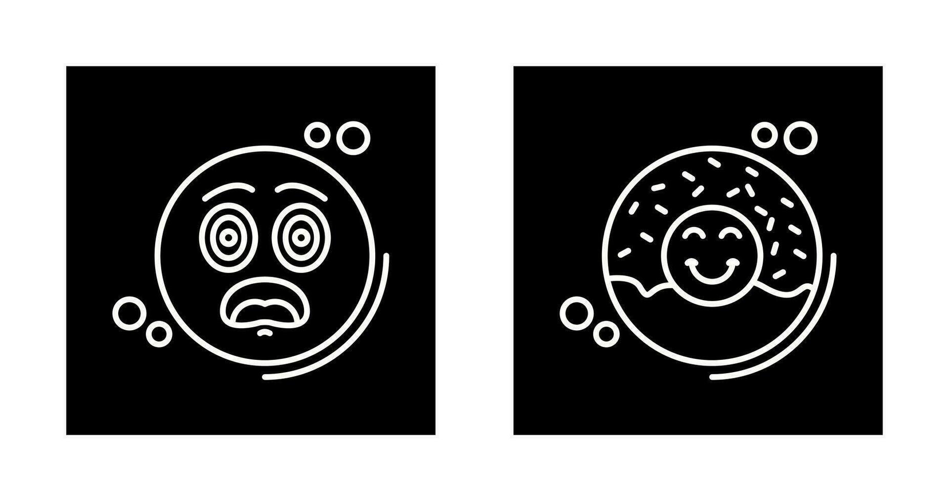 Dazed and Donut Icon vector