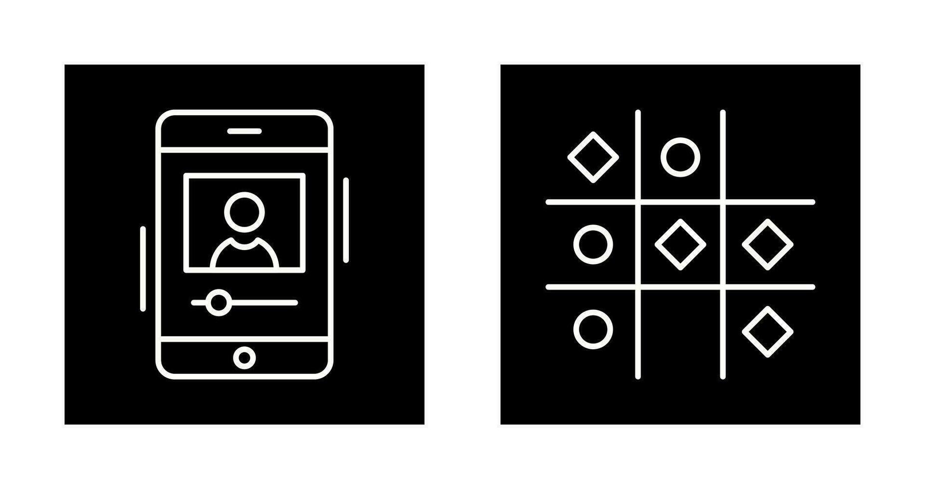 log and Tic Tac Toe Icon vector