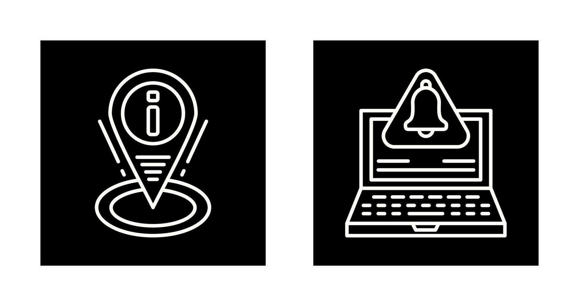 location and notification Icon vector