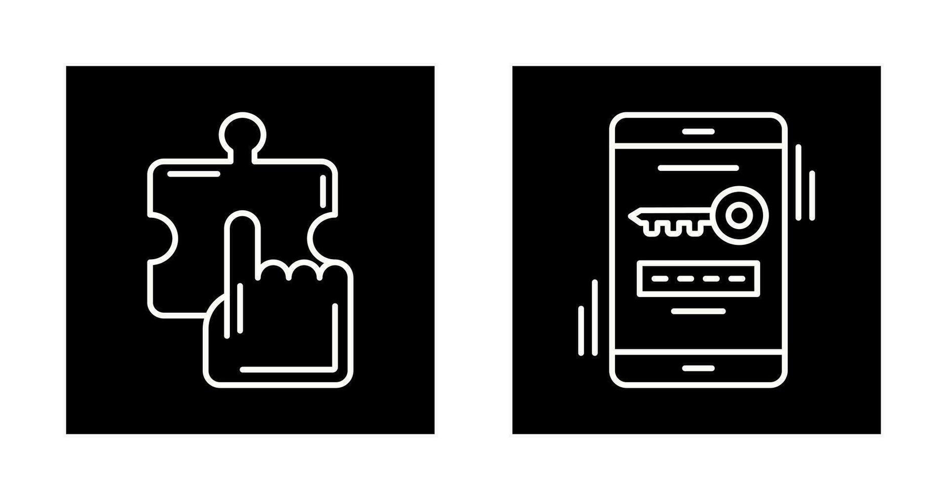 Quick Selection and One Time Password Icon vector