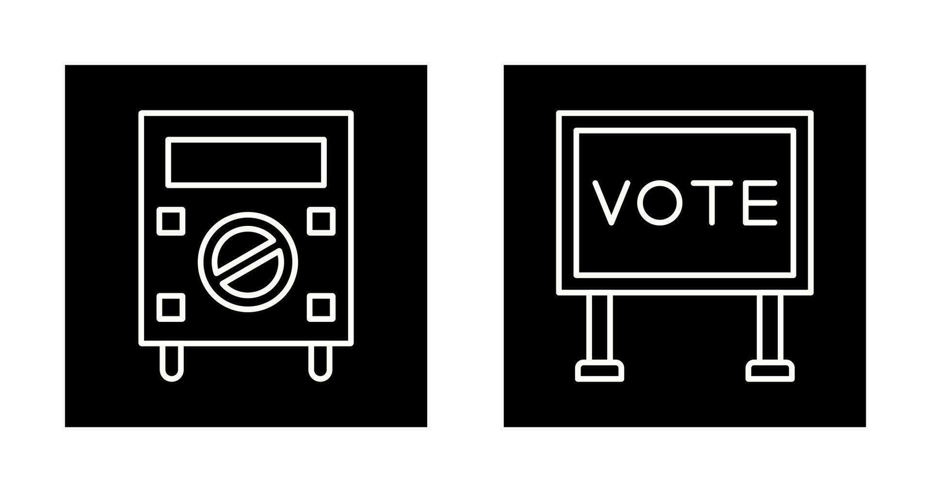 Protester and Billboard Icon vector