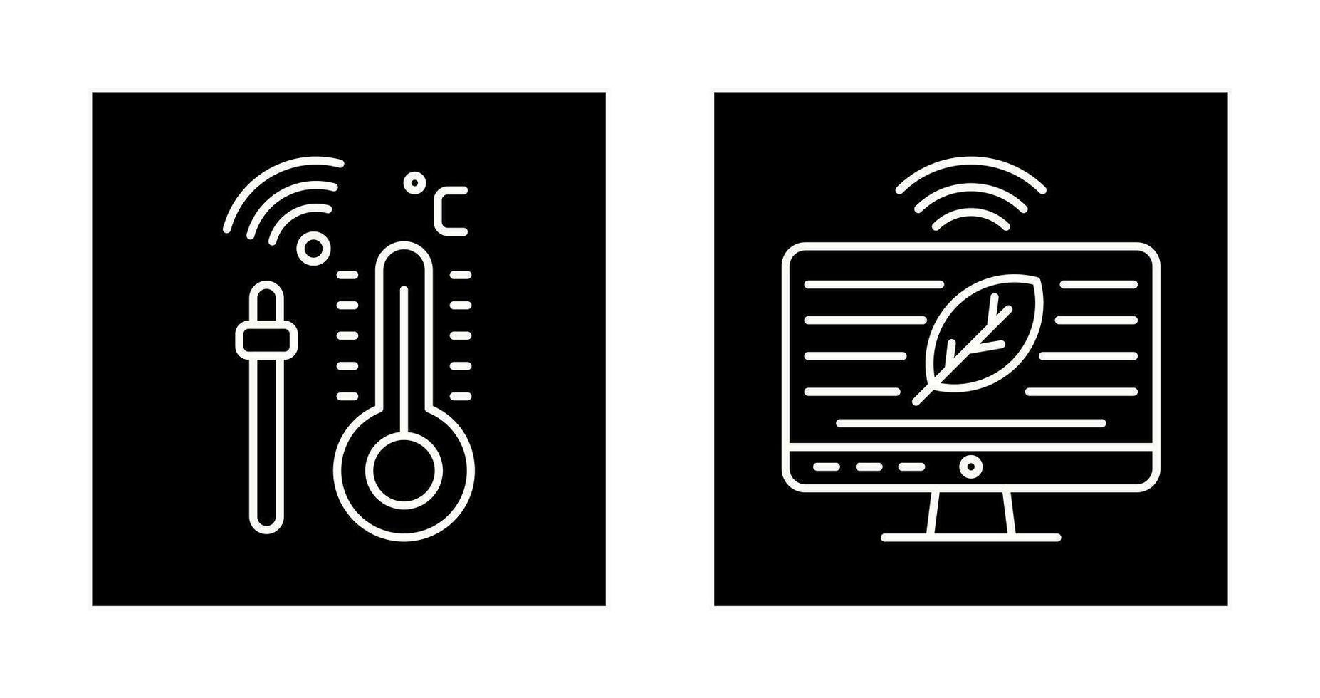 Hydroponic and Technology Icon vector