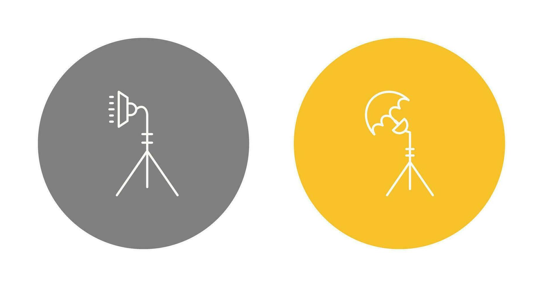 light stand and studio Icon vector