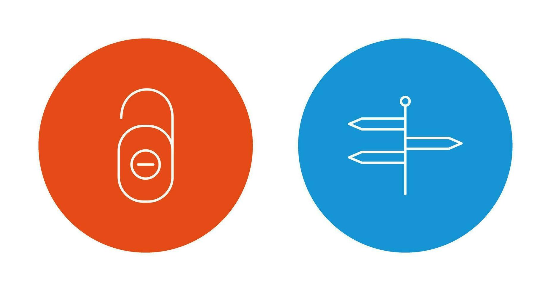 do not disturb and directions  Icon vector