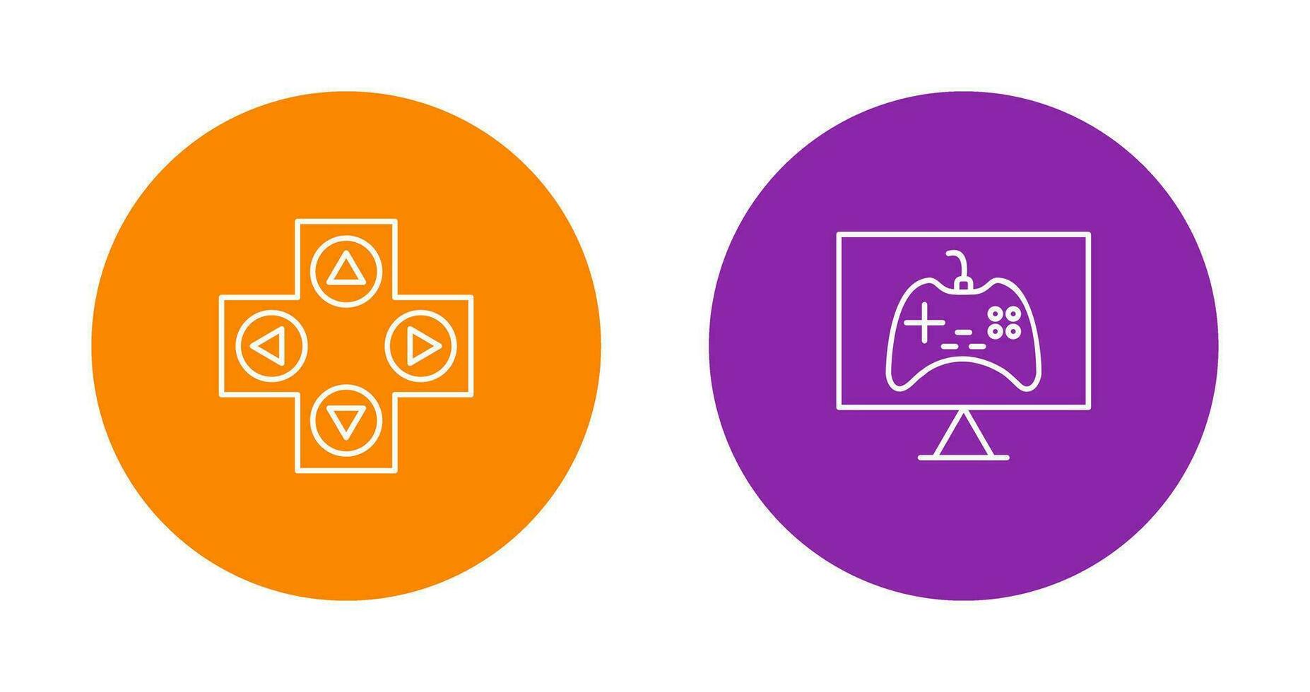 Gaming Control and Online Games Icon vector