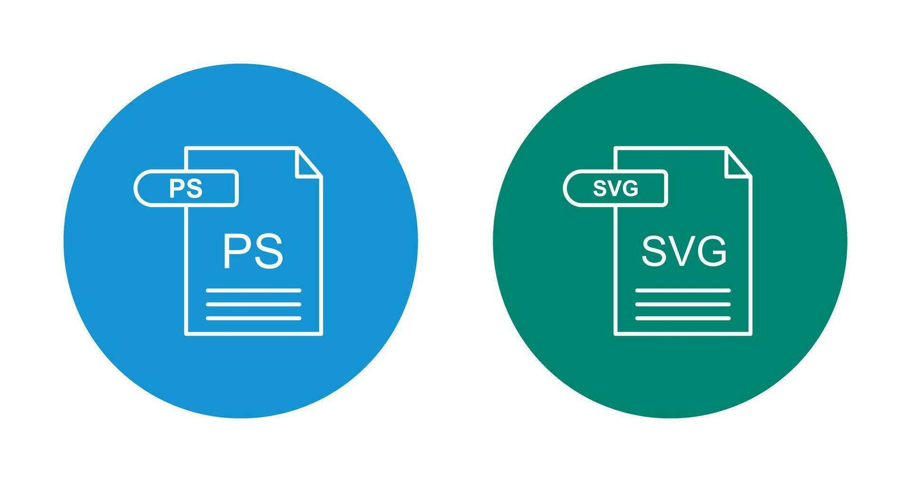PS and SVG Icon vector